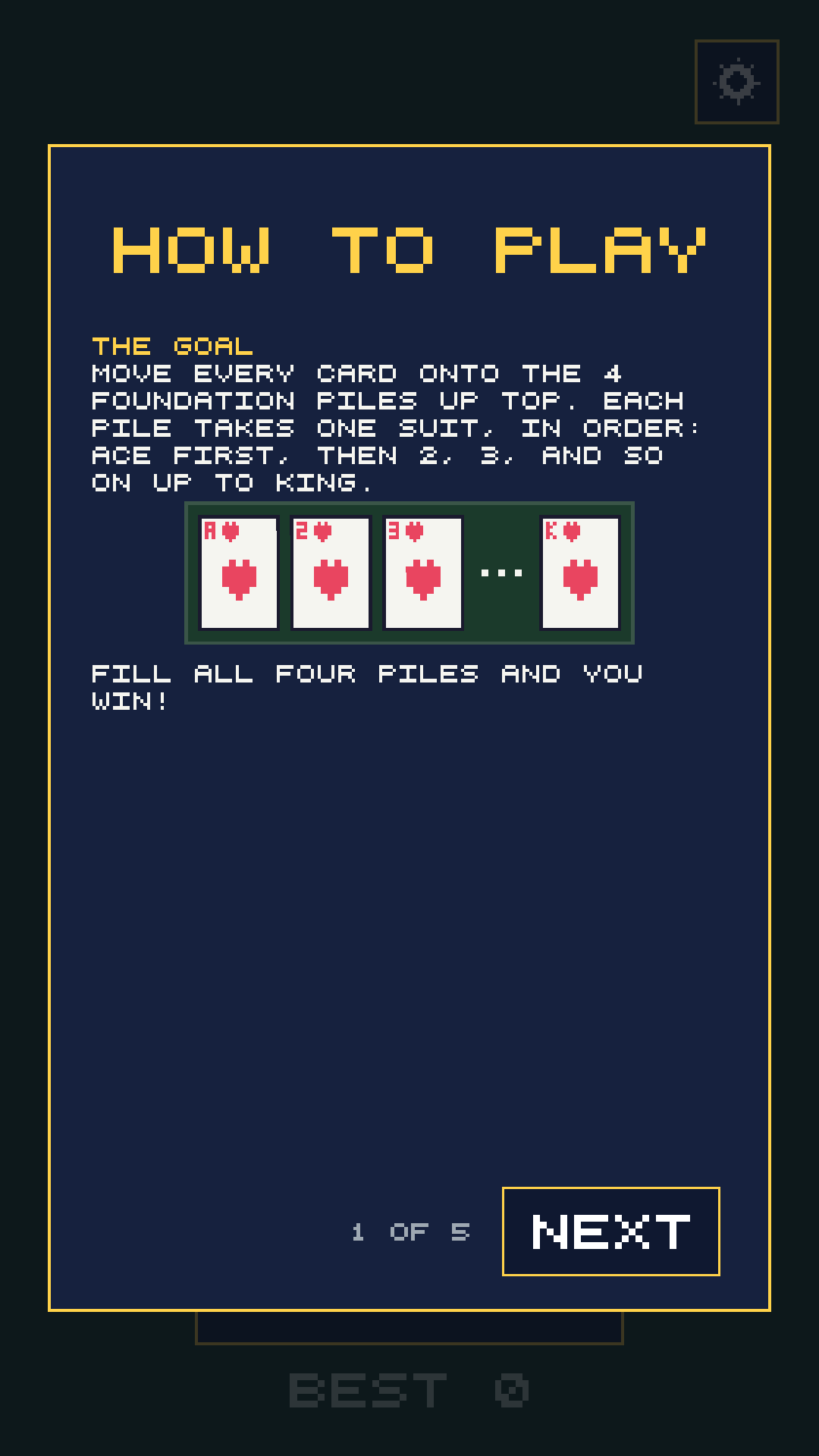 The in-game How to Play guide